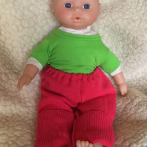 Felroze wollen broekje recht model